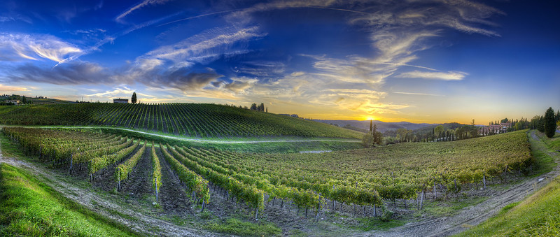 Sunset Over Chianti - (Tuscany, Italy)Read more at: www.blamethemonkey.com