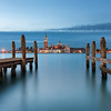 Before the sun rises, all alone, and overlooking San Giorgio in the timeless city of Venice.